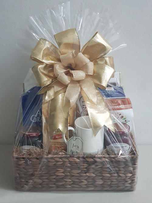 Mia Bella Gift Baskets and Flower Shop Cookies Tea Gift Baskets